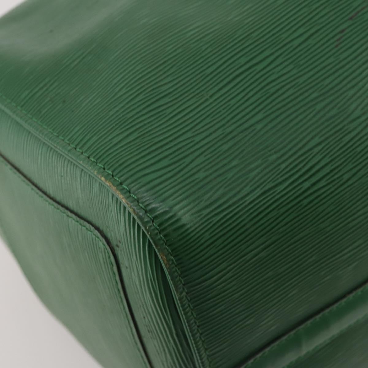 LOUIS VUITTON Epi Keepall 45 Boston Bag Green M42974 LV Auth 202856
