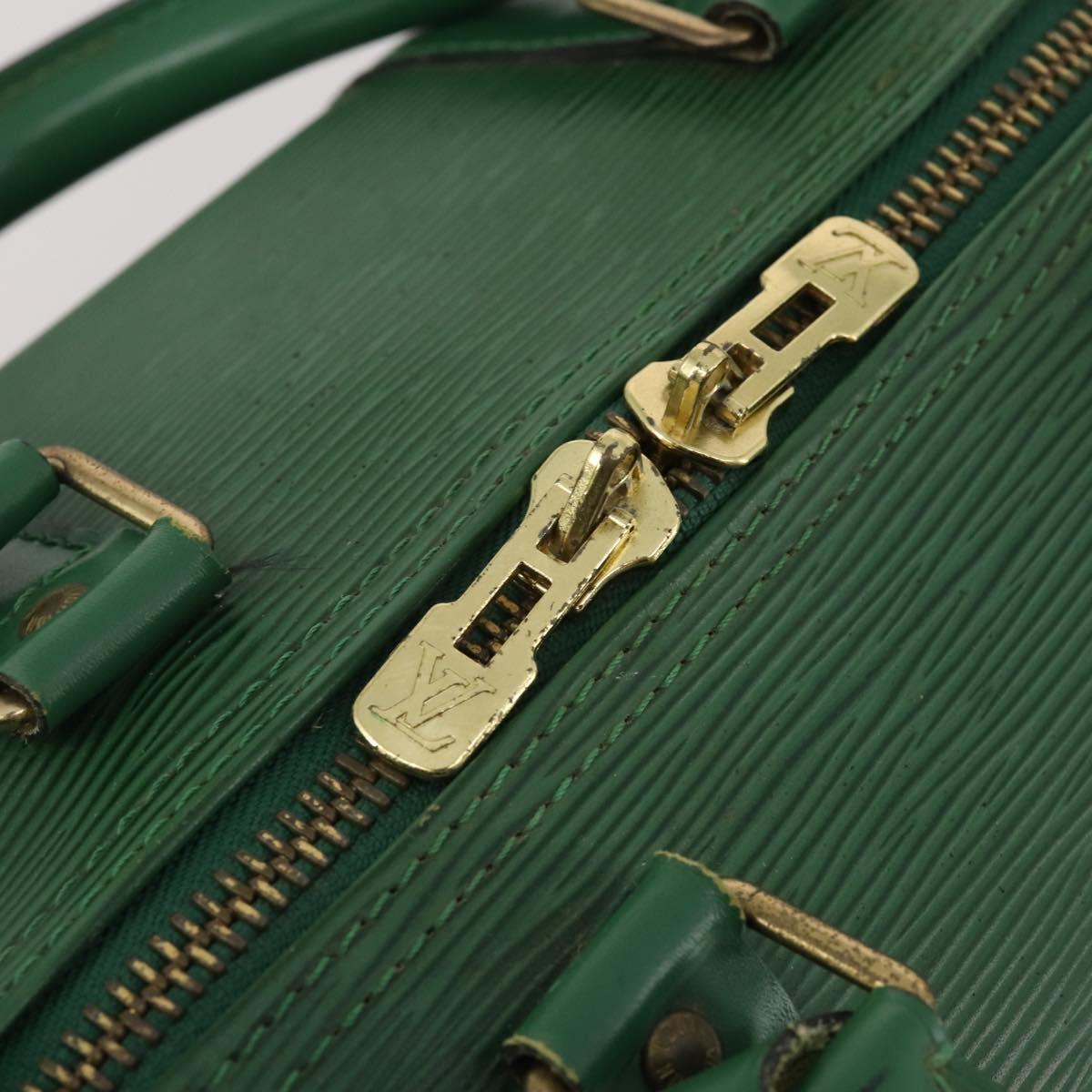 LOUIS VUITTON Epi Keepall 45 Boston Bag Green M42974 LV Auth 202856