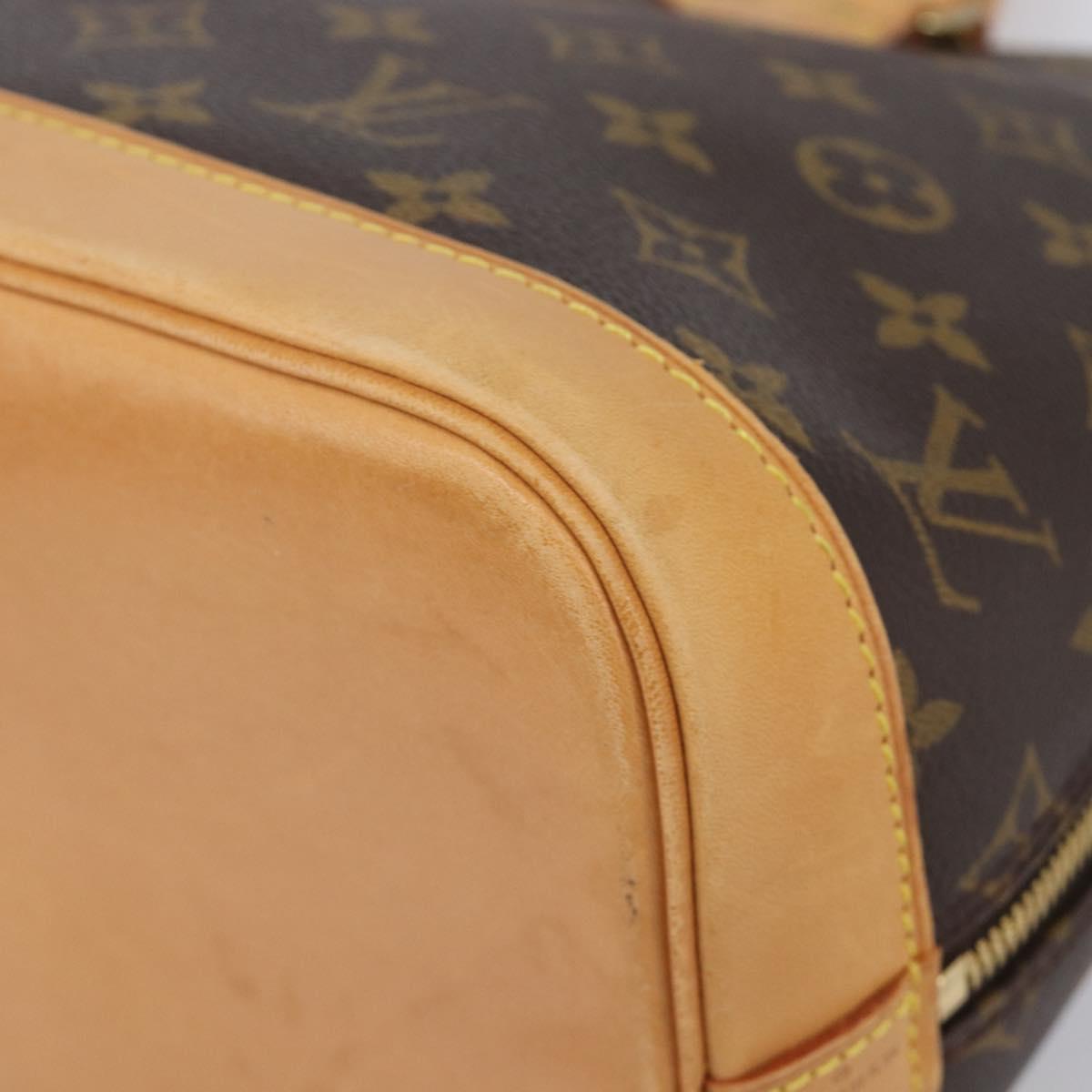 LOUIS VUITTON Monogram Alma Hand Bag M51130 LV Auth 202858A
