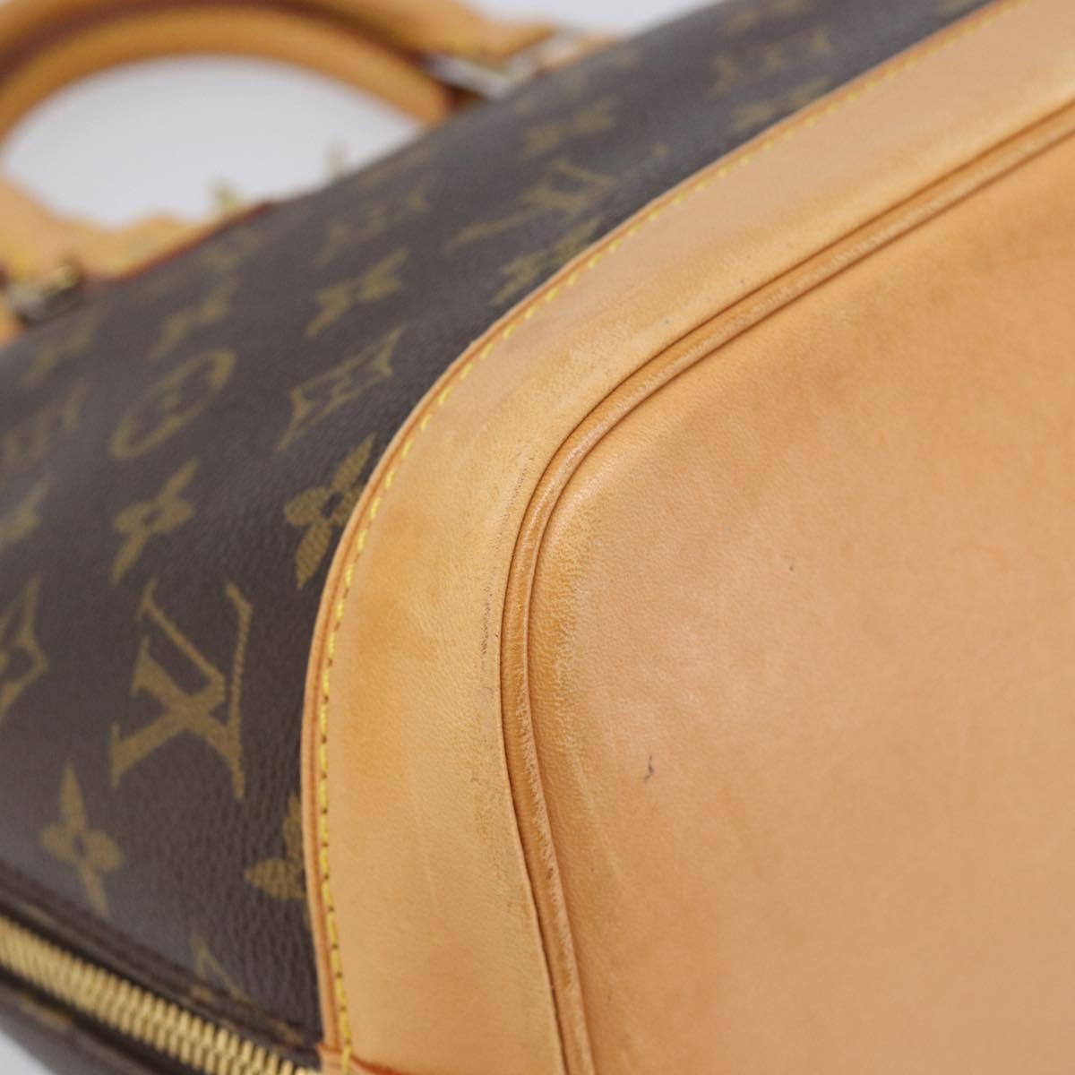 LOUIS VUITTON Monogram Alma Hand Bag M51130 LV Auth 202858A