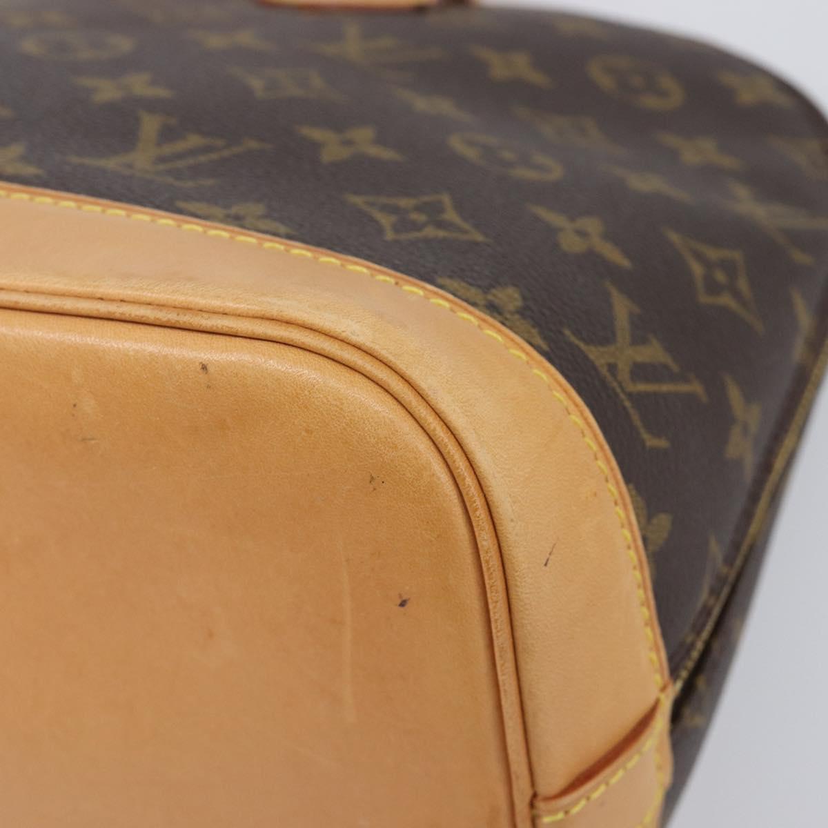 LOUIS VUITTON Monogram Alma Hand Bag M51130 LV Auth 202858A