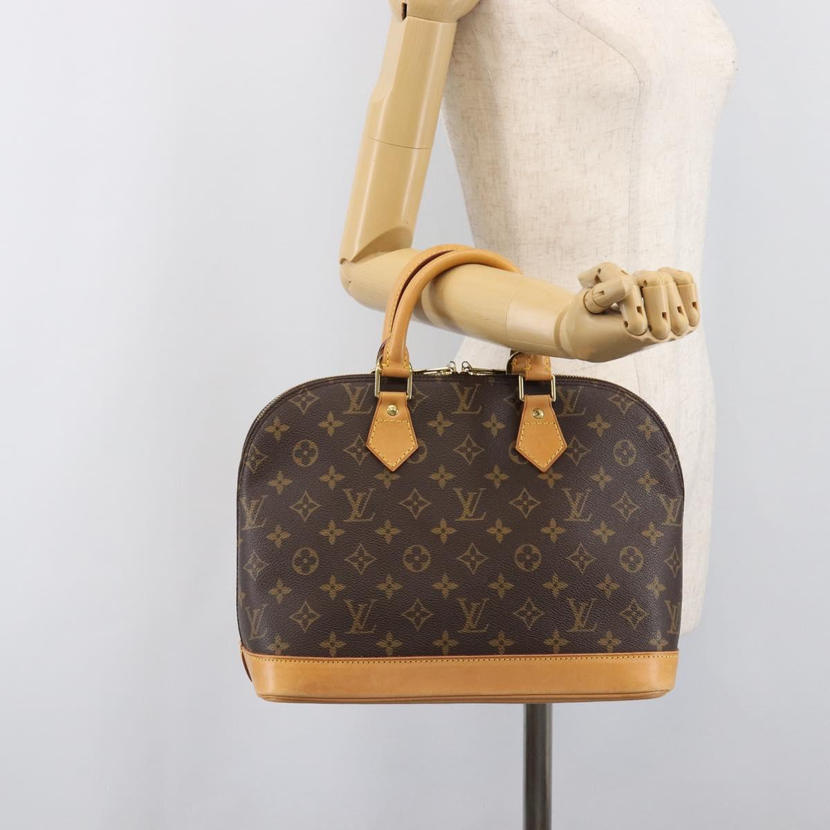 LOUIS VUITTON Monogram Alma Hand Bag M51130 LV Auth 202858A