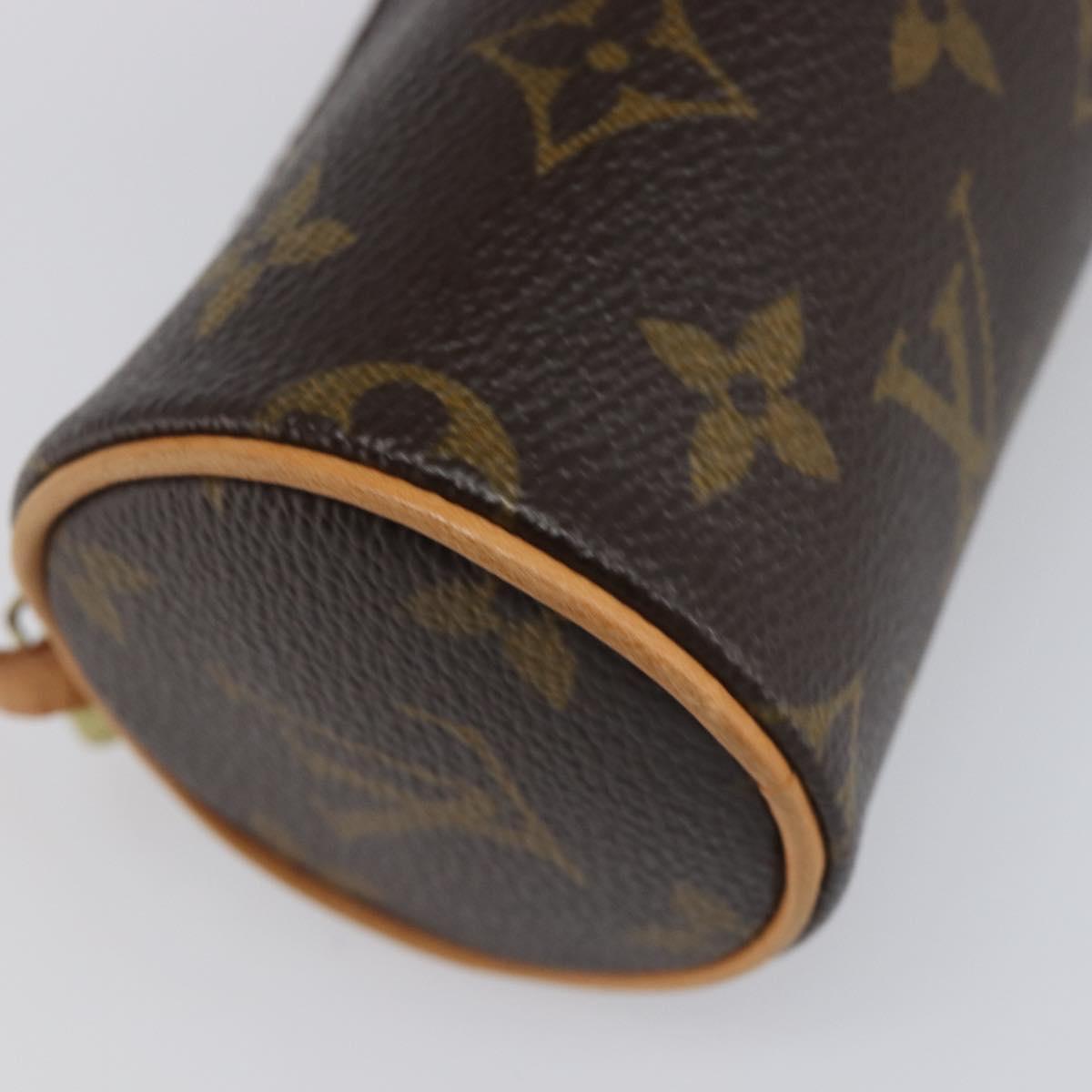 LOUIS VUITTON Monogram Papillon Pouch LV Auth 202862