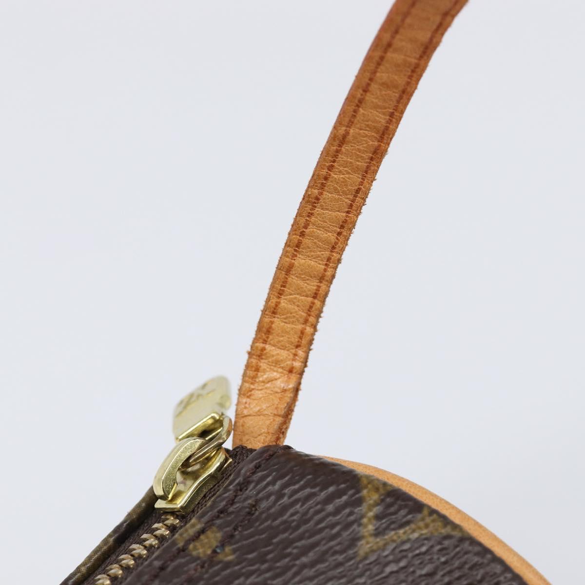 LOUIS VUITTON Monogram Papillon Pouch LV Auth 202862