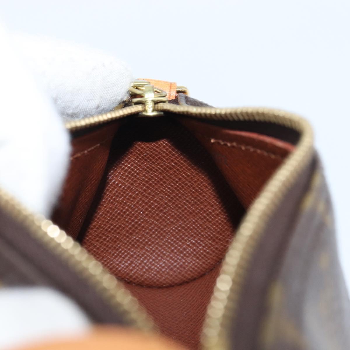 LOUIS VUITTON Monogram Papillon Pouch LV Auth 202862