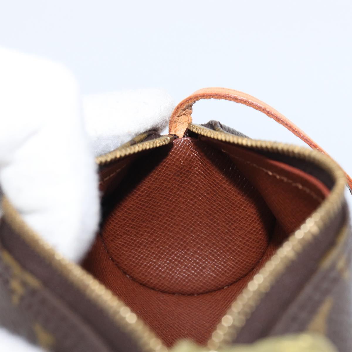 LOUIS VUITTON Monogram Papillon Pouch LV Auth 202862