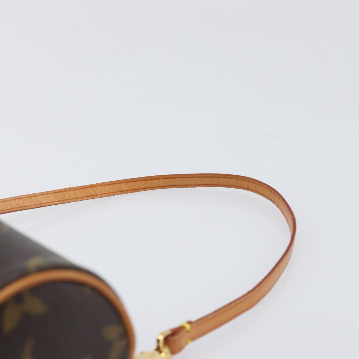 LOUIS VUITTON Monogram Papillon Pouch LV Auth 202862