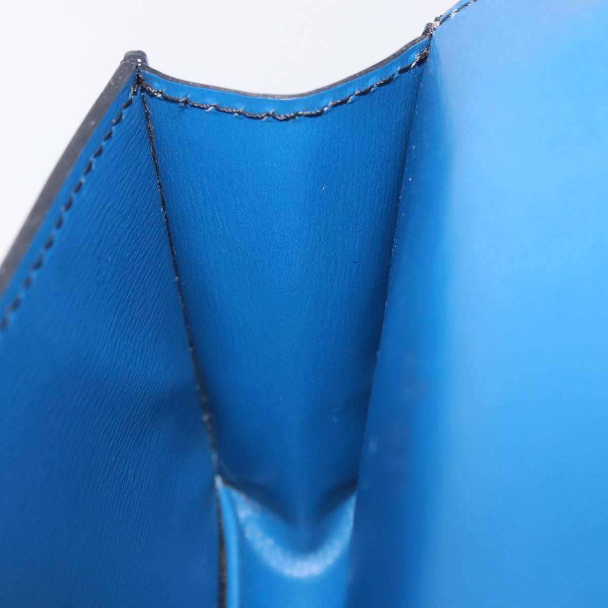 LOUIS VUITTON Epi Ceinture Tilsitt Pochette Waist Bag Blue M52605 Auth 202866A