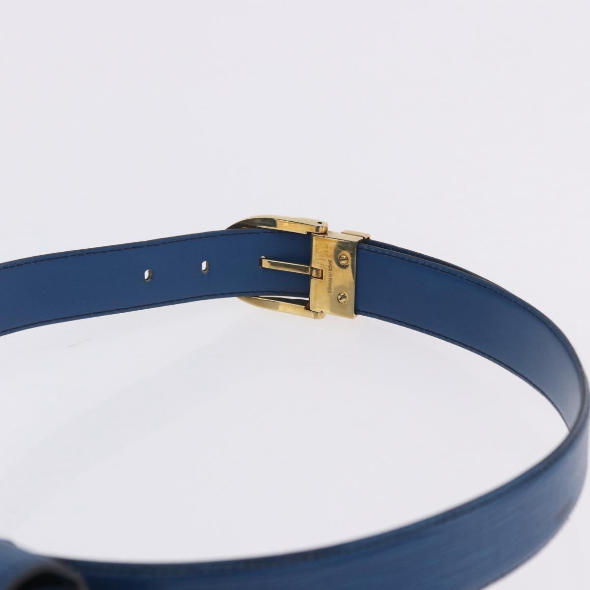 LOUIS VUITTON Epi Ceinture Tilsitt Pochette Waist Bag Blue M52605 Auth 202866A