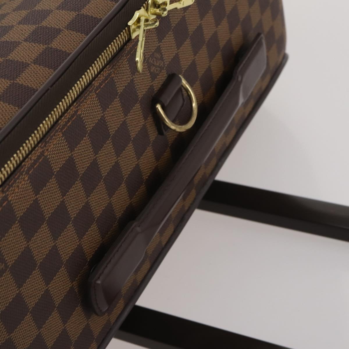 LOUIS VUITTON Damier Ebene Pegas 65 Suitcase N23295 LV Auth 202868