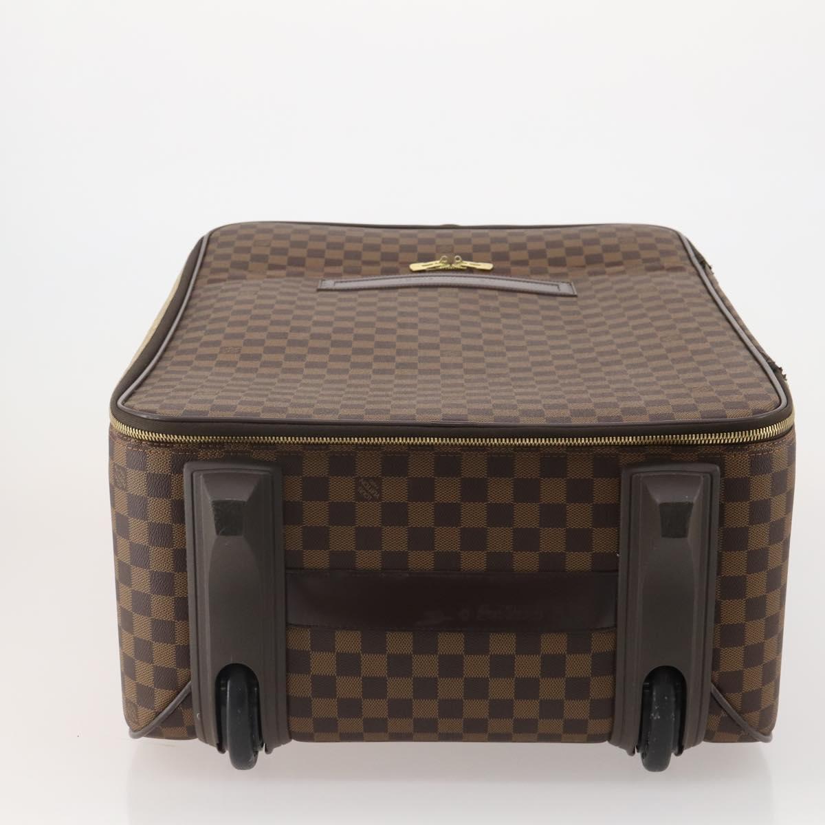 LOUIS VUITTON Damier Ebene Pegas 65 Suitcase N23295 LV Auth 202868