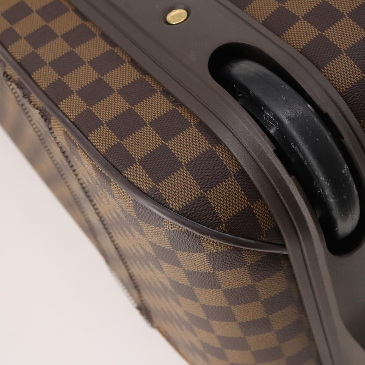 LOUIS VUITTON Damier Ebene Pegas 65 Suitcase N23295 LV Auth 202868