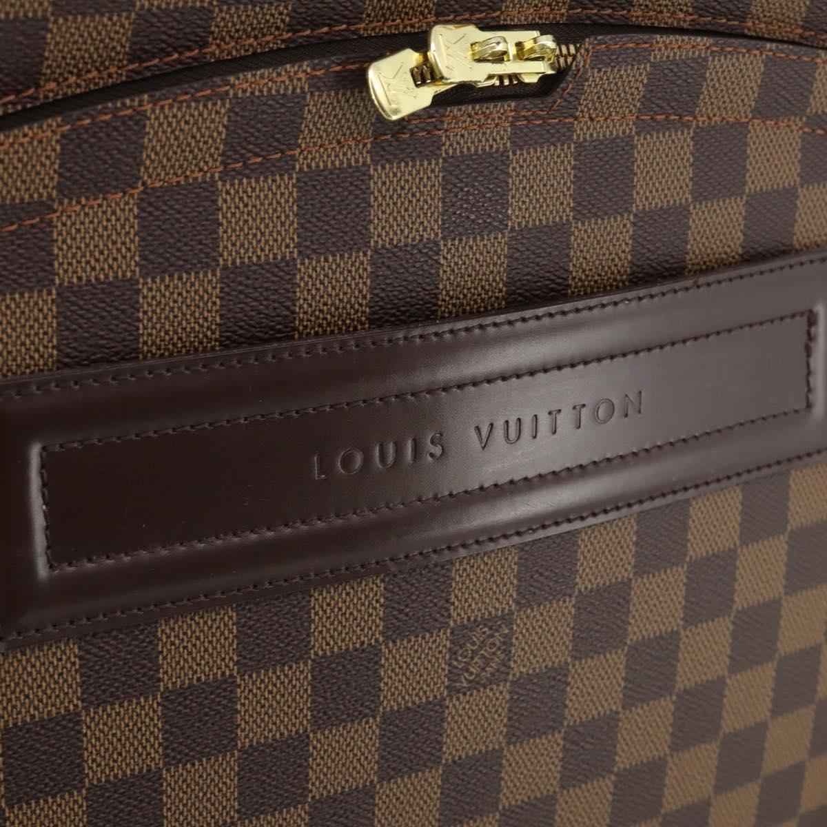 LOUIS VUITTON Damier Ebene Pegas 65 Suitcase N23295 LV Auth 202868