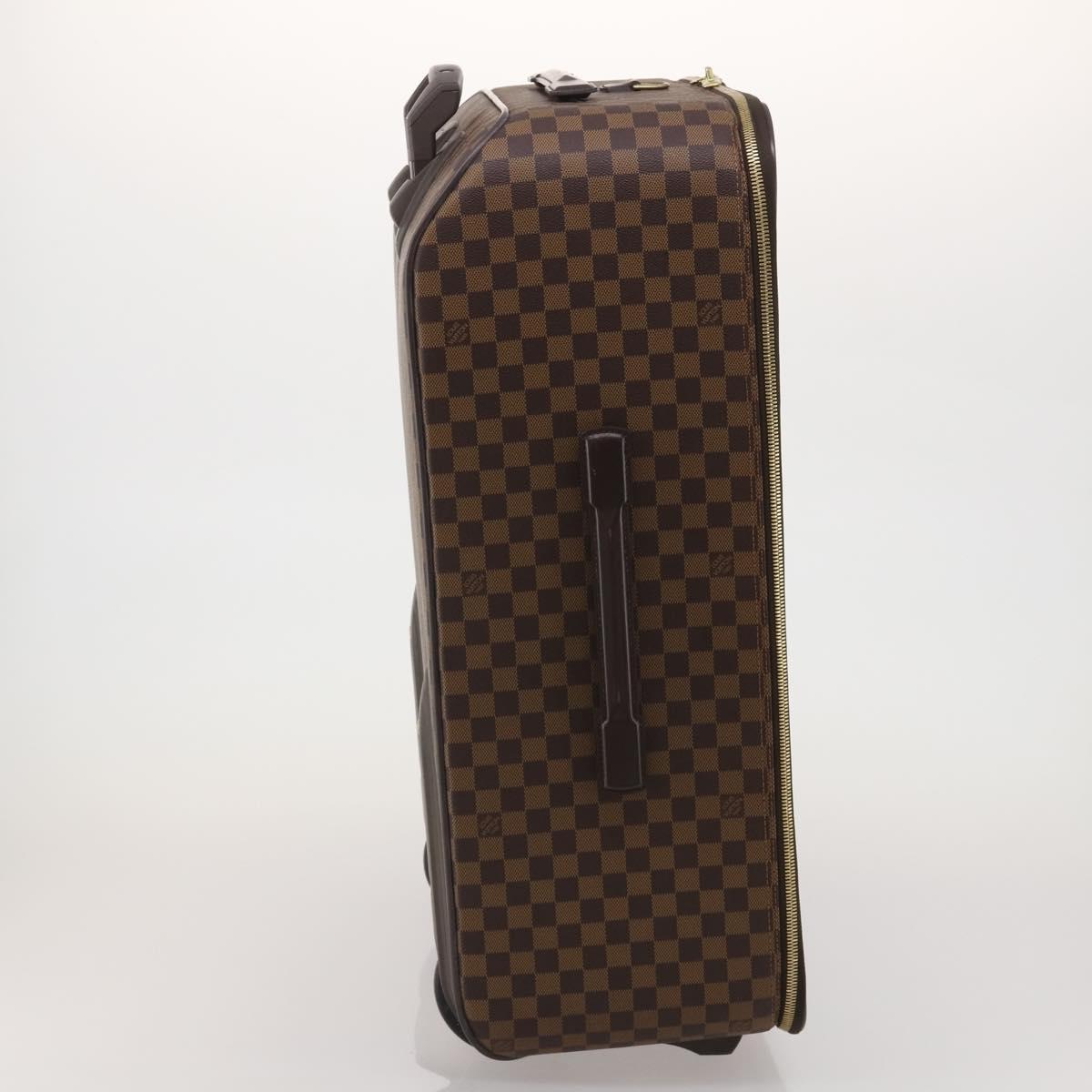 LOUIS VUITTON Damier Ebene Pegas 65 Suitcase N23295 LV Auth 202868