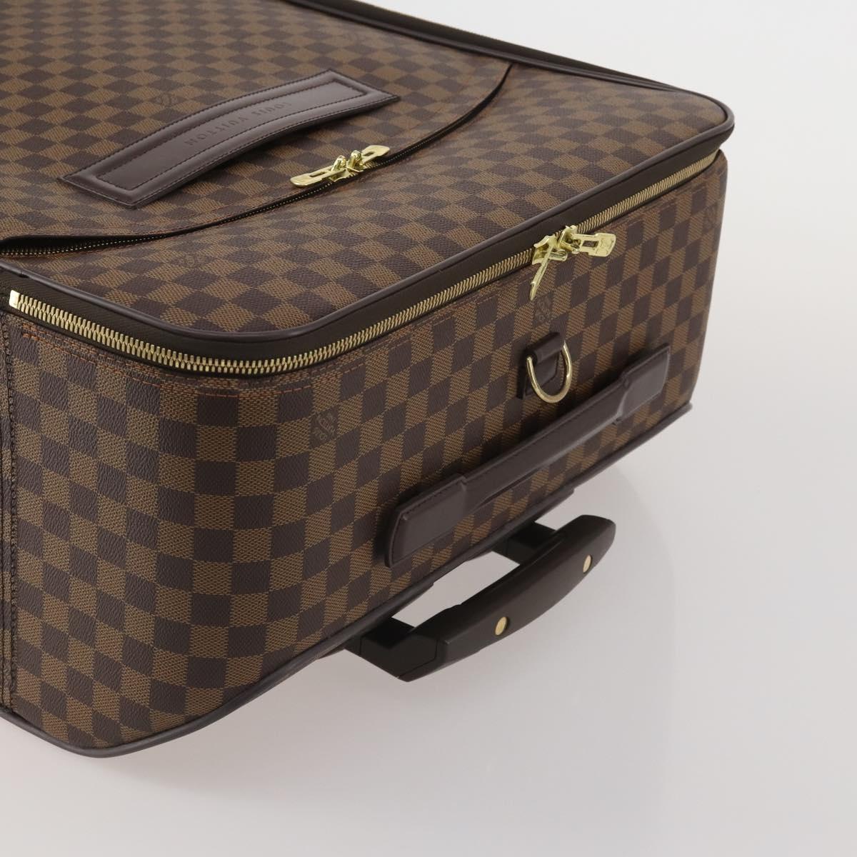 LOUIS VUITTON Damier Ebene Pegas 65 Suitcase N23295 LV Auth 202868