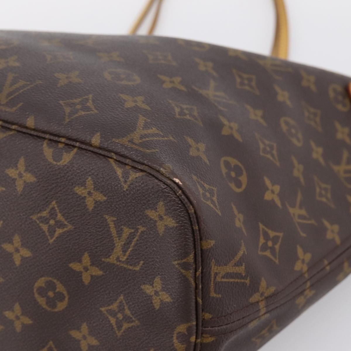 LOUIS VUITTON Monogram Neverfull MM Tote Bag M40156 LV Auth 202876