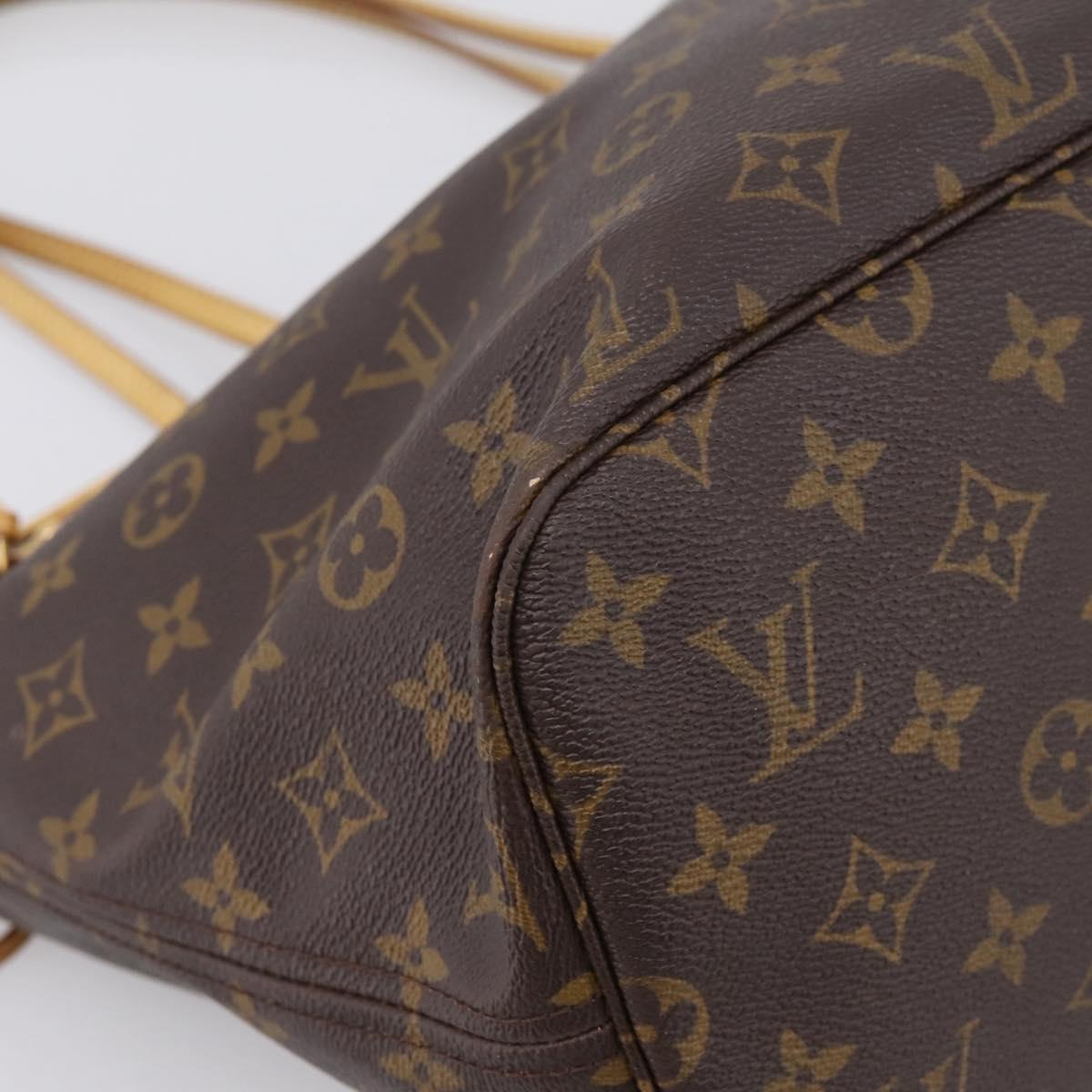 LOUIS VUITTON Monogram Neverfull MM Tote Bag M40156 LV Auth 202876