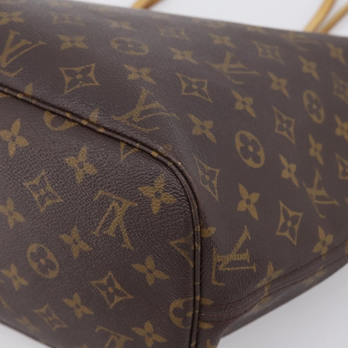 LOUIS VUITTON Monogram Neverfull MM Tote Bag M40156 LV Auth 202876
