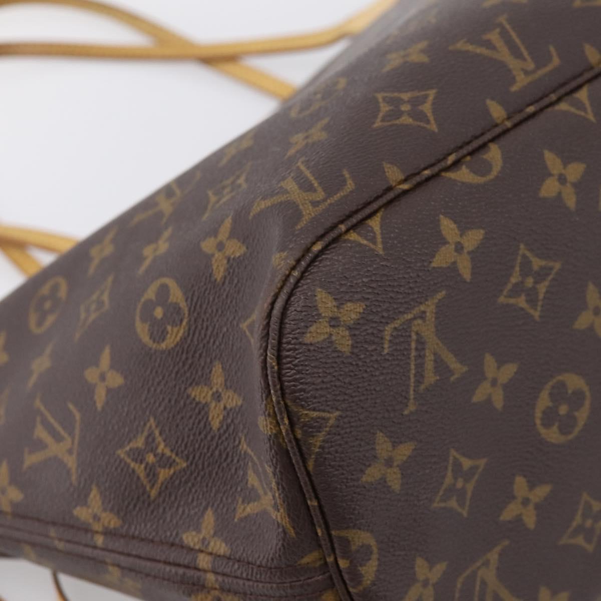 LOUIS VUITTON Monogram Neverfull MM Tote Bag M40156 LV Auth 202876
