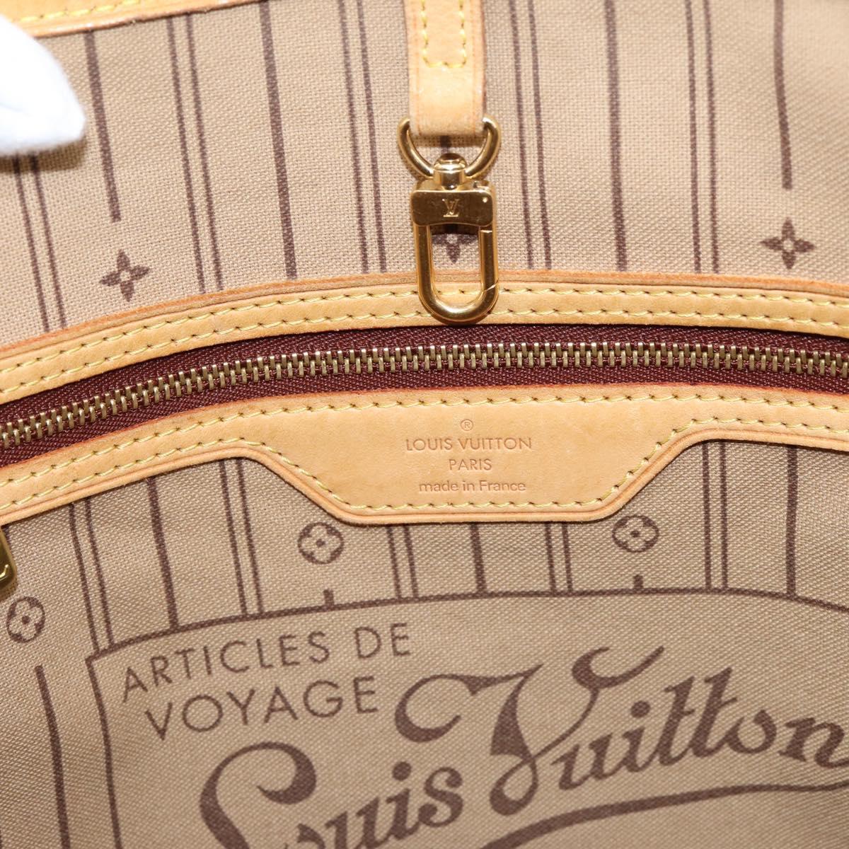 LOUIS VUITTON Monogram Neverfull MM Tote Bag M40156 LV Auth 202876