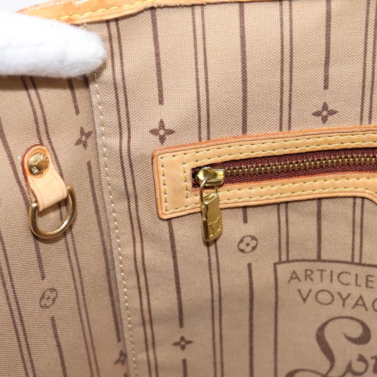 LOUIS VUITTON Monogram Neverfull MM Tote Bag M40156 LV Auth 202876
