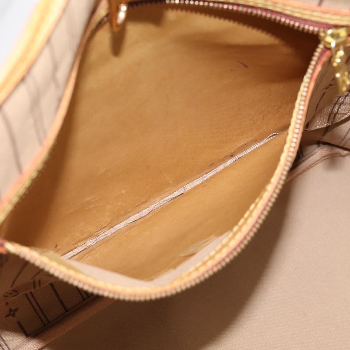 LOUIS VUITTON Monogram Neverfull MM Tote Bag M40156 LV Auth 202876