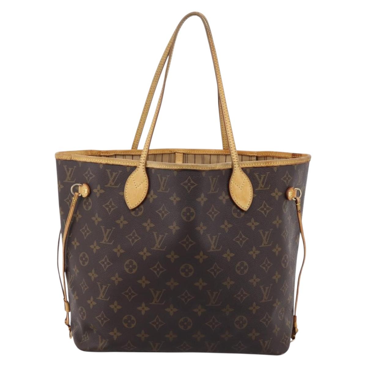 LOUIS VUITTON Monogram Neverfull MM Tote Bag M40156 LV Auth 202876