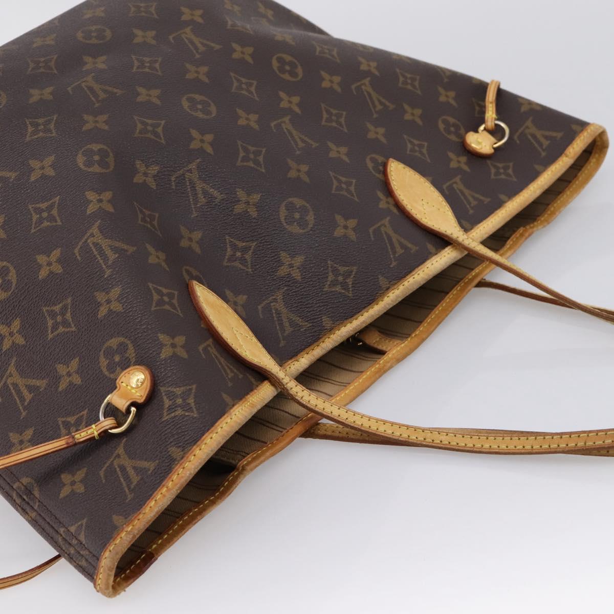 LOUIS VUITTON Monogram Neverfull MM Tote Bag M40156 LV Auth 202876