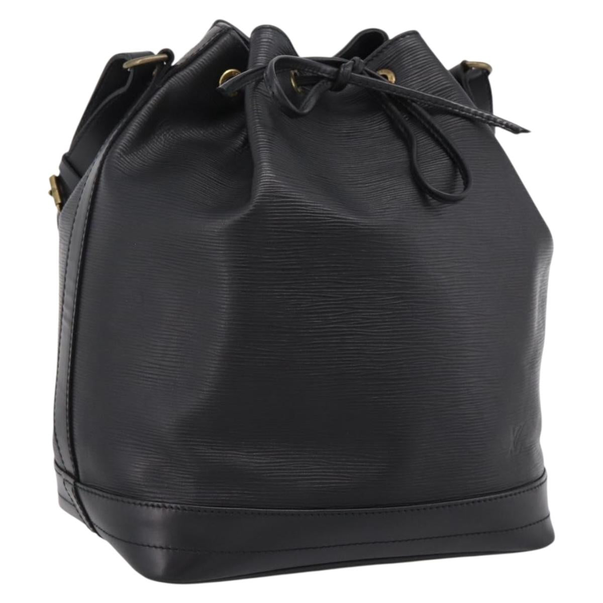 LOUIS VUITTON Epi Noe Shoulder Bag Black M44002 LV Auth 202885A