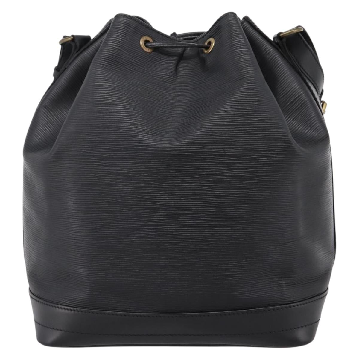 LOUIS VUITTON Epi Noe Shoulder Bag Black M44002 LV Auth 202885A