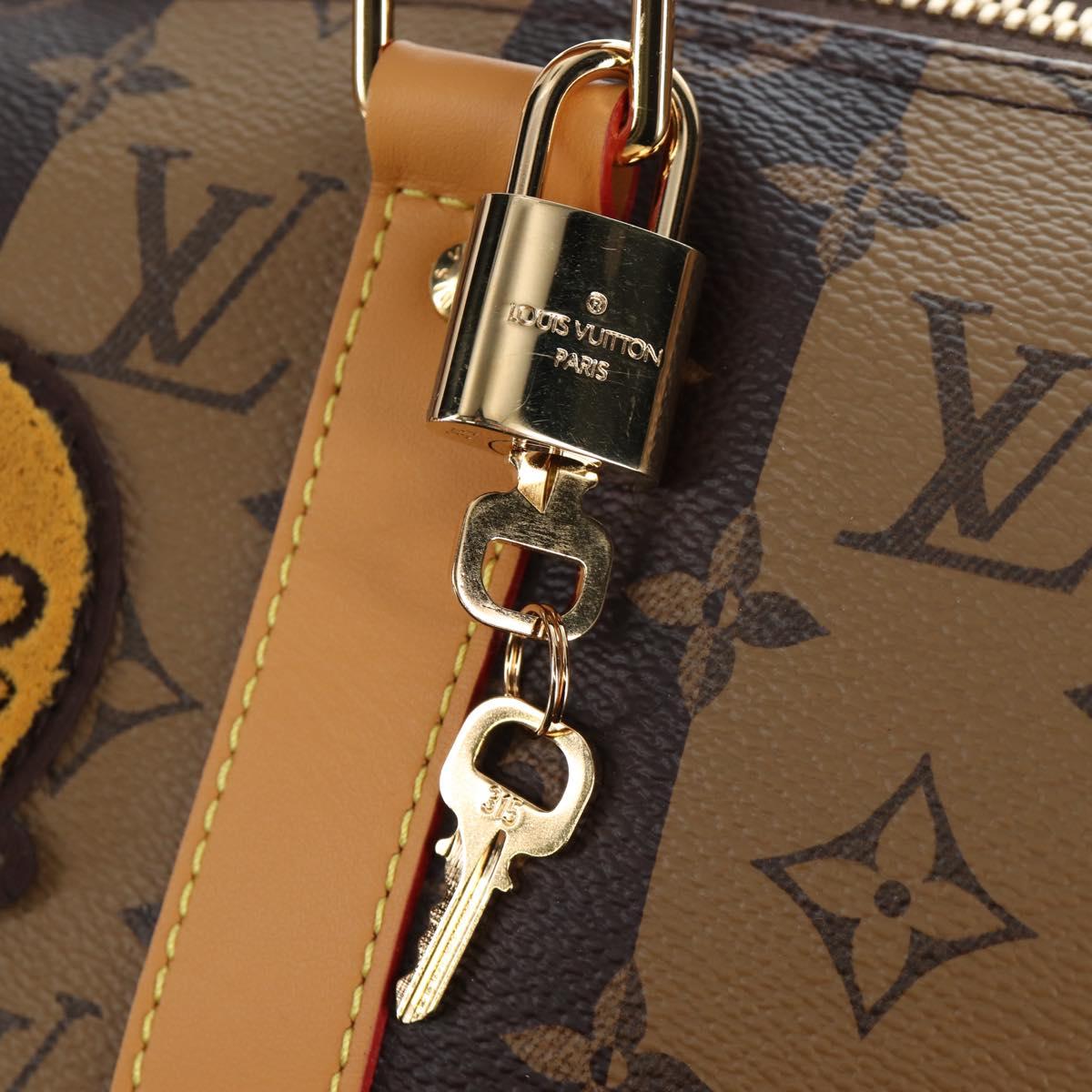 LOUIS VUITTON HUMAN MADE NIGO Keepall Bandouliere 50 Bag M45967 LV Auth 202900SM