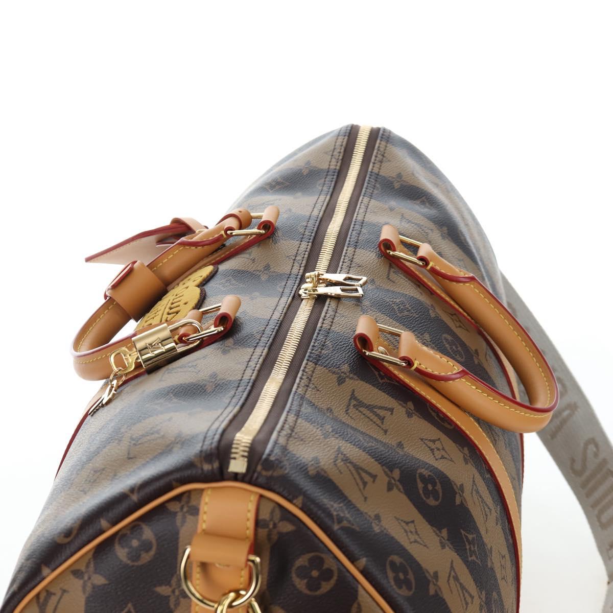 LOUIS VUITTON HUMAN MADE NIGO Keepall Bandouliere 50 Bag M45967 LV Auth 202900SM