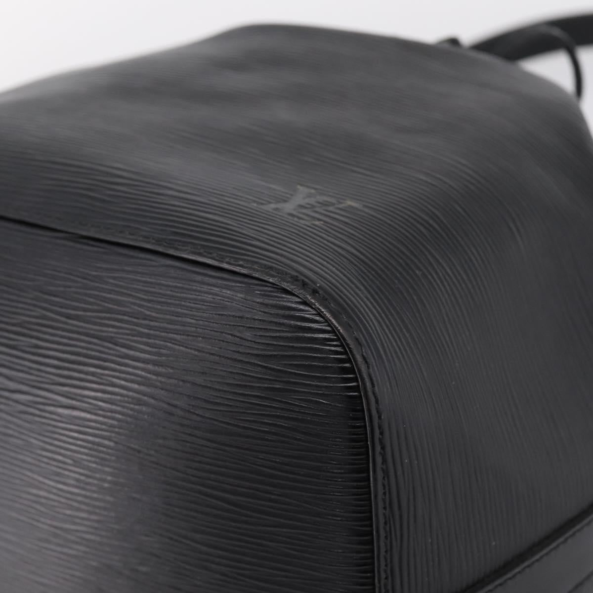 LOUIS VUITTON Epi Petit Noe Shoulder Bag Black M44102 LV Auth 202906A