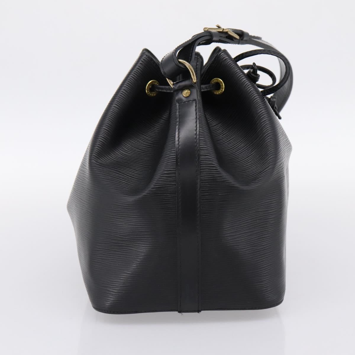LOUIS VUITTON Epi Petit Noe Shoulder Bag Black M44102 LV Auth 202906A