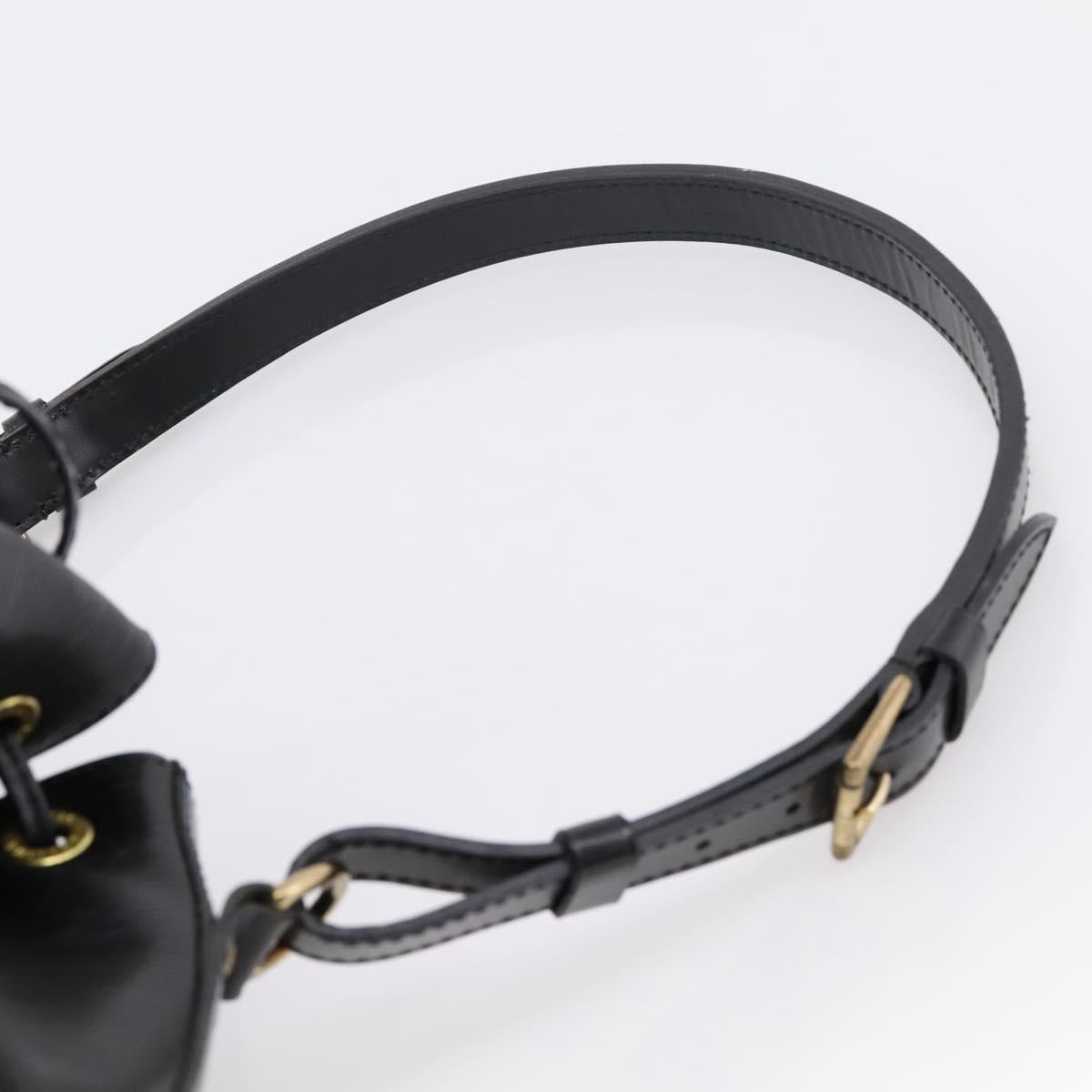 LOUIS VUITTON Epi Petit Noe Shoulder Bag Black M44102 LV Auth 202906A