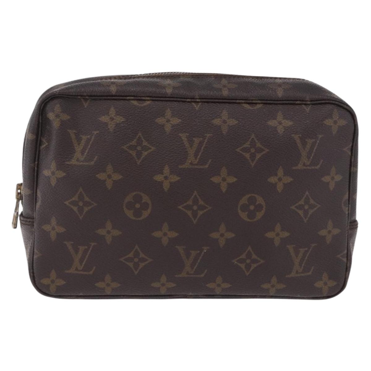 LOUIS VUITTON Monogram Trousse Toilette 23 Clutch Bag M47524 LV Auth 202915