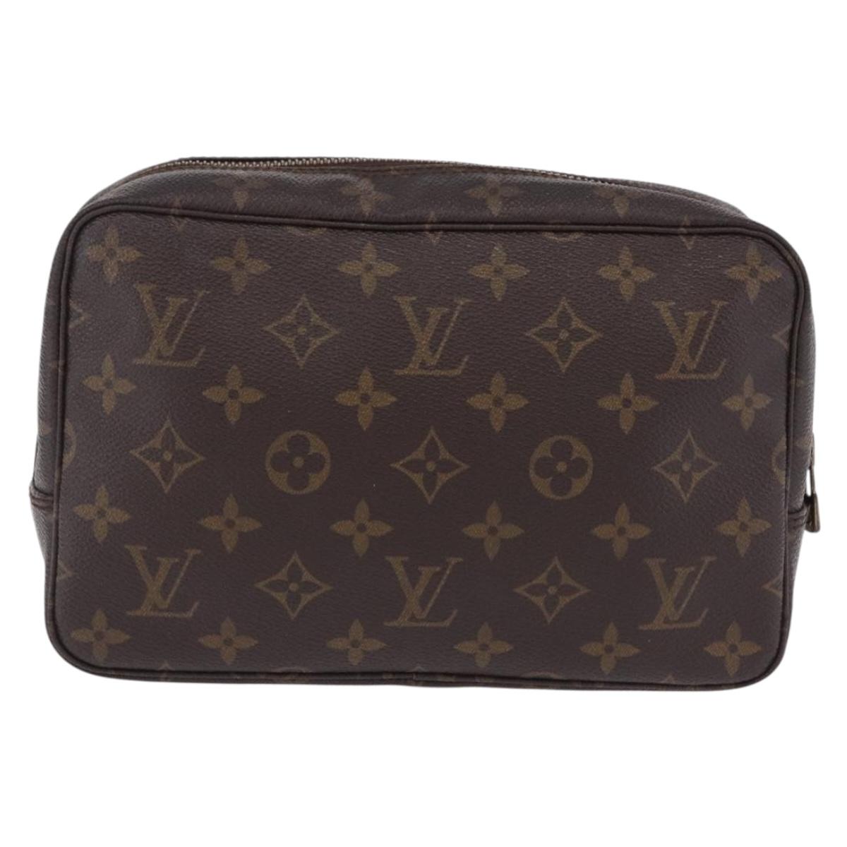 LOUIS VUITTON Monogram Trousse Toilette 23 Clutch Bag M47524 LV Auth 202915