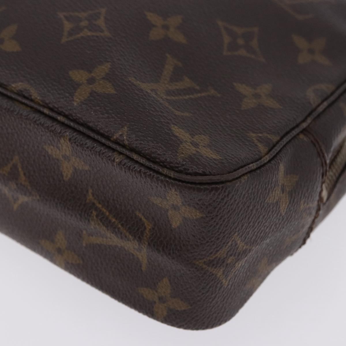 LOUIS VUITTON Monogram Trousse Toilette 23 Clutch Bag M47524 LV Auth 202915