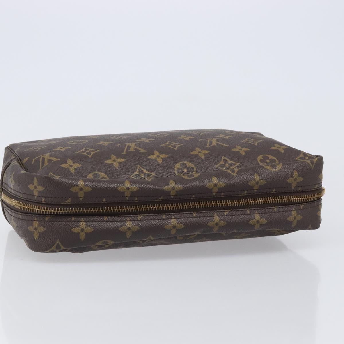 LOUIS VUITTON Monogram Trousse Toilette 28 Clutch Bag M47522 LV Auth 202916A