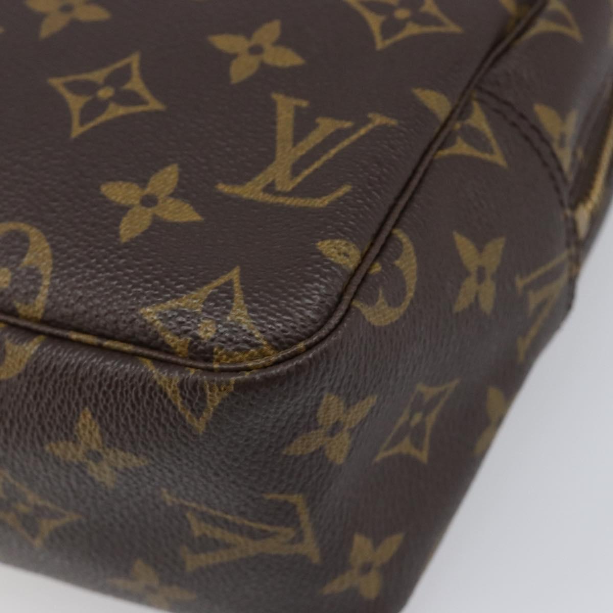 LOUIS VUITTON Monogram Trousse Toilette 28 Clutch Bag M47522 LV Auth 202916A