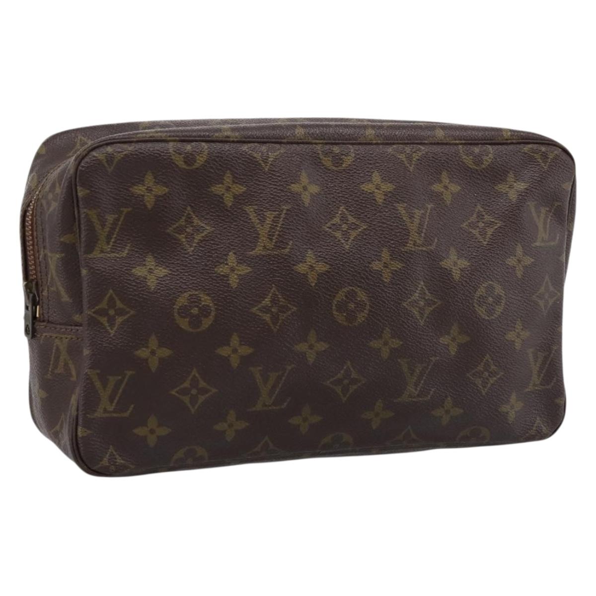 LOUIS VUITTON Monogram Trousse Toilette 28 Clutch Bag M47522 LV Auth 202917