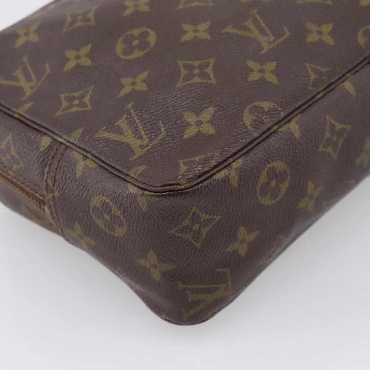LOUIS VUITTON Monogram Trousse Toilette 28 Clutch Bag M47522 LV Auth 202917