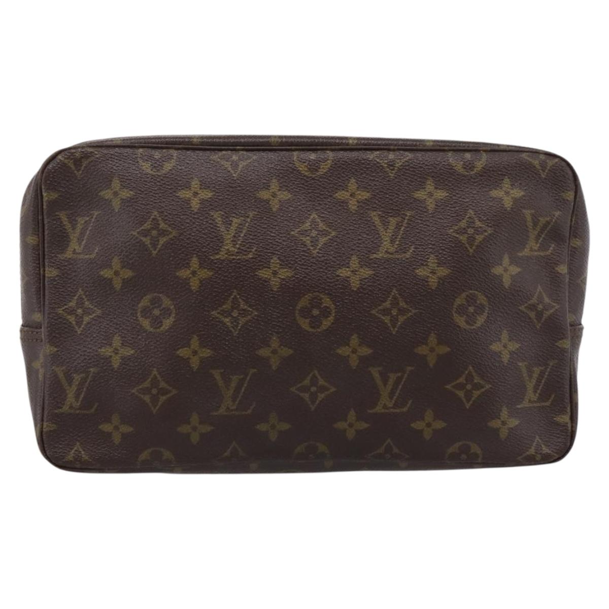 LOUIS VUITTON Monogram Trousse Toilette 28 Clutch Bag M47522 LV Auth 202917