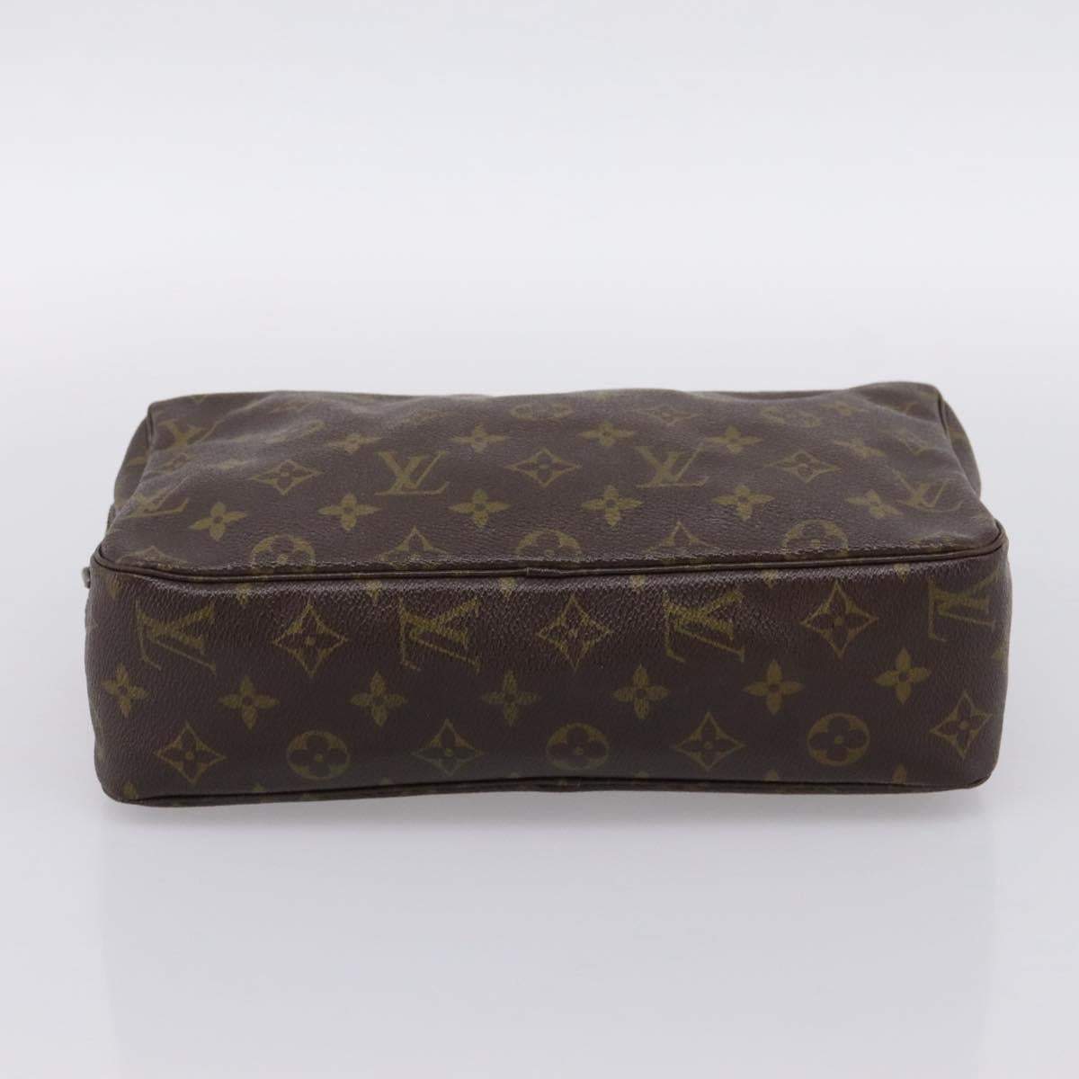 LOUIS VUITTON Monogram Trousse Toilette 28 Clutch Bag M47522 LV Auth 202917
