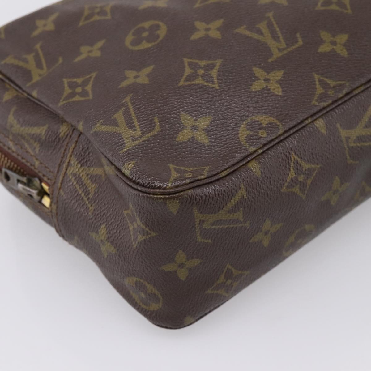 LOUIS VUITTON Monogram Trousse Toilette 28 Clutch Bag M47522 LV Auth 202917