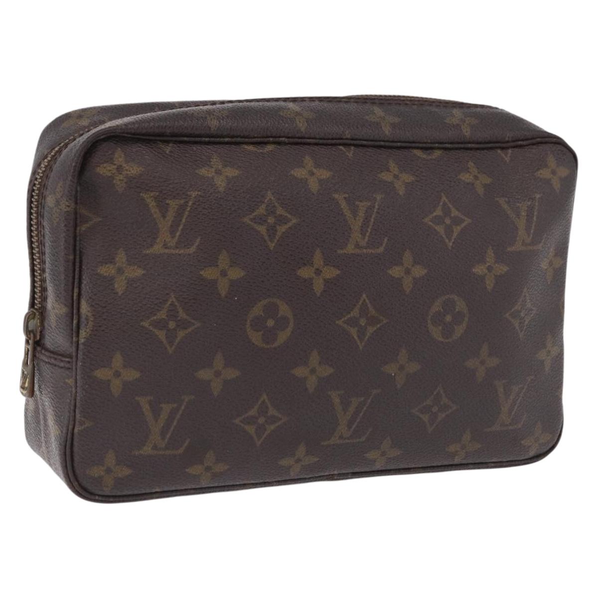 LOUIS VUITTON Monogram Trousse Toilette 23 Clutch Bag M47524 LV Auth 202923