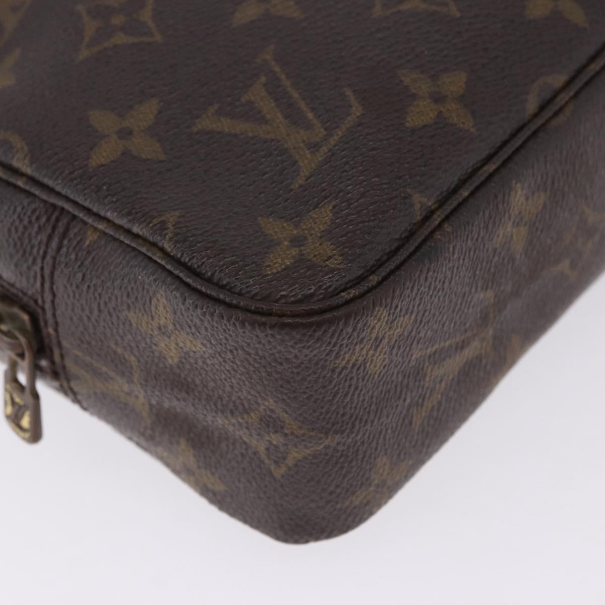 LOUIS VUITTON Monogram Trousse Toilette 23 Clutch Bag M47524 LV Auth 202923