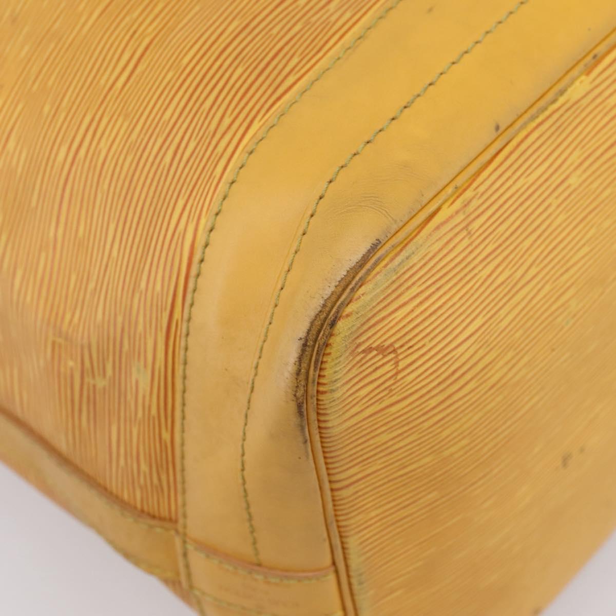 LOUIS VUITTON Epi Noe Shoulder Bag Tassili Yellow M44009 LV Auth 202931