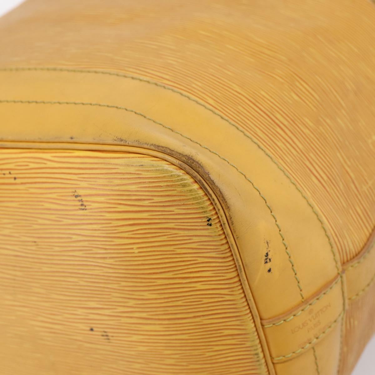 LOUIS VUITTON Epi Noe Shoulder Bag Tassili Yellow M44009 LV Auth 202931
