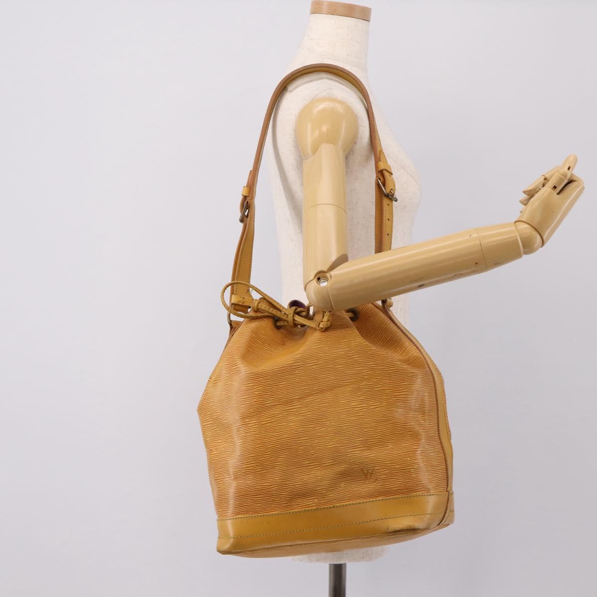 LOUIS VUITTON Epi Noe Shoulder Bag Tassili Yellow M44009 LV Auth 202931